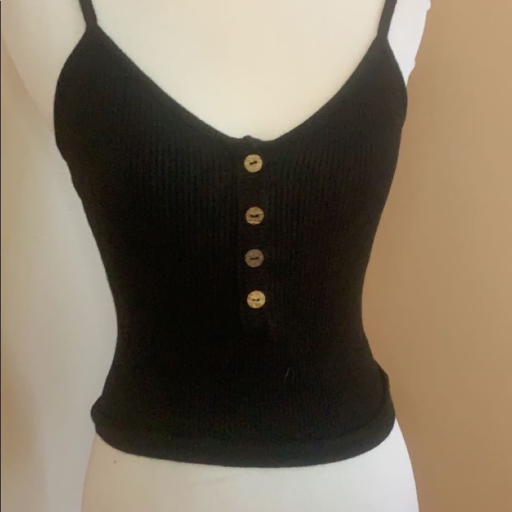 Black tank top